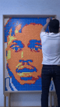 Ademola Lookman Art (Animated) meme template