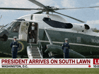 Arriving Washington Dc (Animated) meme template