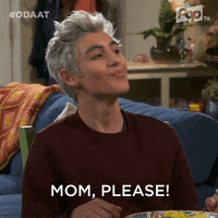 Come On Please GIF by One Day At A Time (Animated) meme template