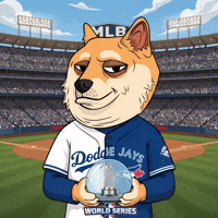 Digital Art Baseball GIF by Doge Pound (Animated) meme template