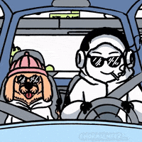 Dog Driving GIF by CC0 Studios (Animated) meme template