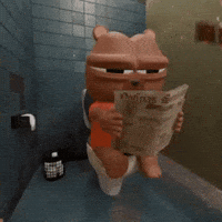 Dumping Break Time GIF by Bear Market Memes (Animated) meme template