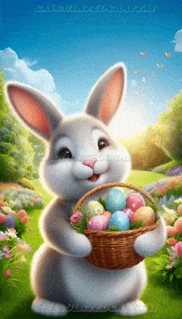 Easter Bunny (Animated) meme template