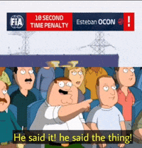 Family Guy F1 (Animated) meme template