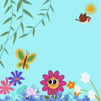 Flower Spring GIF by Maria Johnsen (Animated) meme template