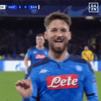 Happy Dries Mertens GIF by DAZN (Animated) meme template