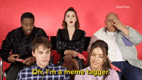 Let It Snow GIF by BuzzFeed (Animated) meme template