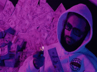 Money Burning GIF by sadboi (Animated) meme template