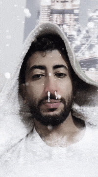 New Year Snow (Animated) meme template