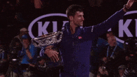 novak djokovic tennis GIF by Australian Open (Animated) meme template