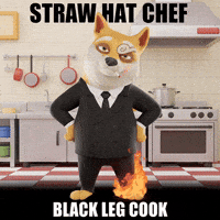 One Piece Cooking GIF by Doge Pound (Animated) meme template