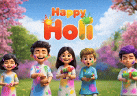 Playing Balam Pichkari (Animated) meme template