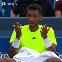 Raining Auger-Aliassime GIF by Tennis TV (Animated) meme template