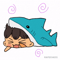 Shark Apocha GIF by AJ (Animated) meme template