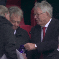 Sir Alex Laughing GIF by Manchester United (Animated) meme template