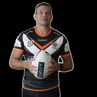 Sport Celebration GIF by Wests Tigers (Animated) meme template