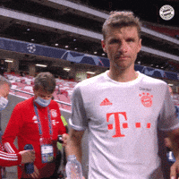 Thomas Muller GIF by FC Bayern Munich (Animated) meme template