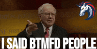 Warren Buffett Cryptocurrency GIF by 1inch (Animated) meme template