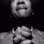 Black Guy Praying meme template