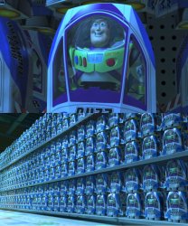 Buzz lightyear clones meme template