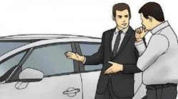 Car Salesman Slaps Roof Of Car meme template