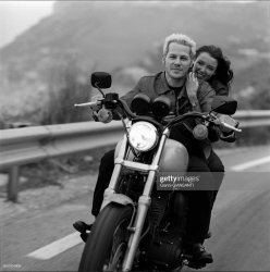 Dannii and Jacques Villeneuve meme template