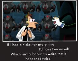 Doof If I had a Nickel meme template