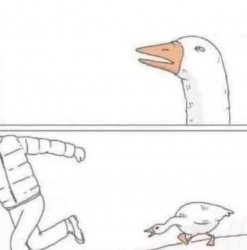 Goose Chase meme template
