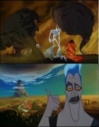 Hades Olympus direction meme template