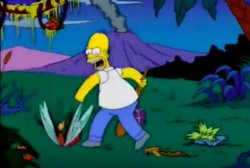 homero viaje en el tiempo meme template