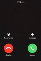 Incoming call meme template