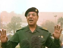 Iraqi Information Minister meme template