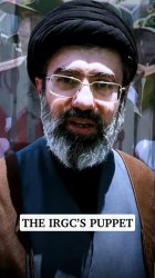IRGC's puppet Mojtaba Khamenei meme template
