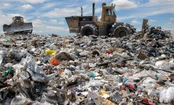 landfill meme template