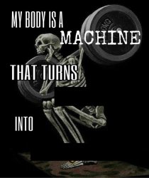 My body is machine meme template