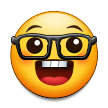 Old Samsung nerd emoji meme template