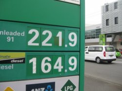 Petrol Price Auckland meme template