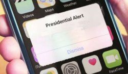 Presidential Alert meme template