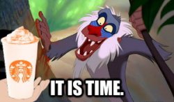 Pumpkin Spice It Is Time meme template