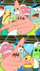 Put It Somewhere Else Patrick meme template