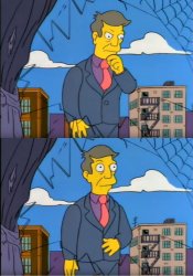 Skinner Out Of Touch meme template