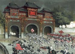 storming of peking meme template